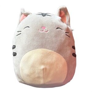 🐱 Squishmallows Gray Cat Plush – Authentic – Super Soft & Cuddly